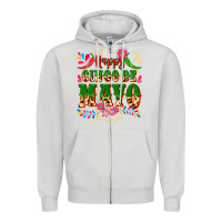 Dove Grey happy cinco de mayo Zipper Hoodie - CTS Tumbler Store