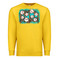 Lemon baseball background Premium Sweatshirt - JahusDesignShop