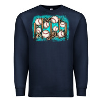 Navy baseball background Premium Sweatshirt - JahusDesignShop