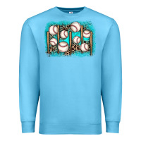 Ocean Blue baseball background Premium Sweatshirt - JahusDesignShop