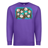 Purple baseball background Premium Sweatshirt - JahusDesignShop