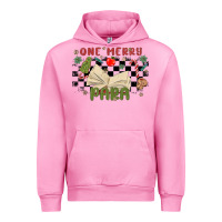Fuchsia Pink one merry para Urban Hoodie - MaliasSmallBusiness