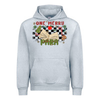 Heather Grey one merry para Urban Hoodie - MaliasSmallBusiness