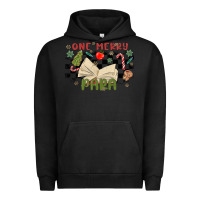 Pigment Black one merry para Urban Hoodie - MaliasSmallBusiness