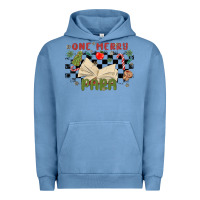 Pigment Pebble Blue one merry para Urban Hoodie - MaliasSmallBusiness