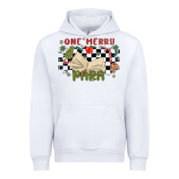 White one merry para Urban Hoodie - MaliasSmallBusiness
