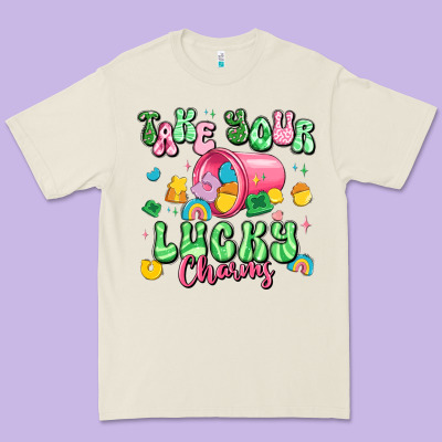 Take Your Lucky Charms St Patricks Premium Tee Designed By Artiststas