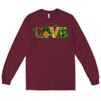 Burgundy st patricks day gnomes shamrock horseshoes love Long Sleeve Tee - RanaPortraitStore