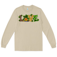 Mushroom st patricks day gnomes shamrock horseshoes love Long Sleeve Tee - RanaPortraitStore