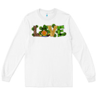 White st patricks day gnomes shamrock horseshoes love Long Sleeve Tee - RanaPortraitStore