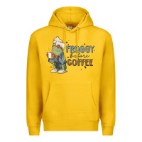 Lemon froggy before coffee Premium Hoodie - MaliasSmallBusiness