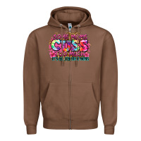 Chestnut some moms cuss too much it's me i'm some moms Zipper Hoodie - Zillion Design Studio