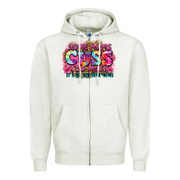 Oatmeal Heather some moms cuss too much it's me i'm some moms Zipper Hoodie - Zillion Design Studio