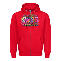 Red some moms cuss too much it's me i'm some moms Zipper Hoodie - Zillion Design Studio