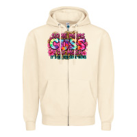 Sandshell some moms cuss too much it's me i'm some moms Zipper Hoodie - Zillion Design Studio