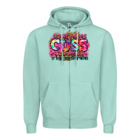Seafoam some moms cuss too much it's me i'm some moms Zipper Hoodie - Zillion Design Studio