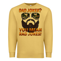 Antique Gold dad jokes you mean rad jokes Premium Sweatshirt - Artiststas