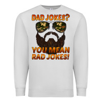 Dove Grey dad jokes you mean rad jokes Premium Sweatshirt - Artiststas