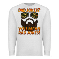 Oatmeal Heather dad jokes you mean rad jokes Premium Sweatshirt - Artiststas