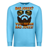 Ocean Blue dad jokes you mean rad jokes Premium Sweatshirt - Artiststas