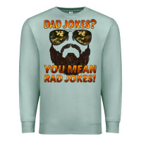 Seafoam dad jokes you mean rad jokes Premium Sweatshirt - Artiststas