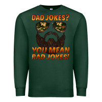 Sports Green dad jokes you mean rad jokes Premium Sweatshirt - Artiststas