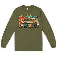Army Green student delivery specialist Long Sleeve Tee - texasbilliewilder