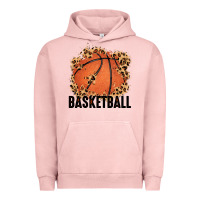 Pigment Salmon custom name basketball Urban Hoodie - MaliasSmallBusiness