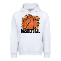 White custom name basketball Urban Hoodie - MaliasSmallBusiness