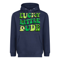 Navy lucky little dude Heavyweight Hoodie - Artiststas