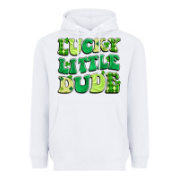 White lucky little dude Heavyweight Hoodie - Artiststas