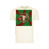 Vintage Arctic Christmas bull skull Vintage Tee - BarkalooDesign