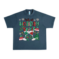 Midnight Navy full of holiday Urban Heavy Tee - MaliasSmallBusiness