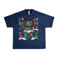 Navy full of holiday Urban Heavy Tee - MaliasSmallBusiness