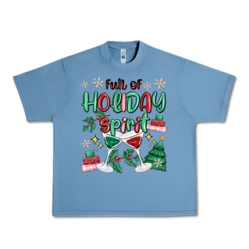 Full Of Holiday Urban Heavy Tee by MaliasSmallBusiness | Teevron