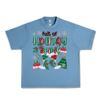 Pebble Blue full of holiday Urban Heavy Tee - MaliasSmallBusiness