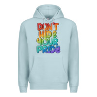 Blue Mist dont hide your pride Premium Hoodie - MaliasSmallBusiness