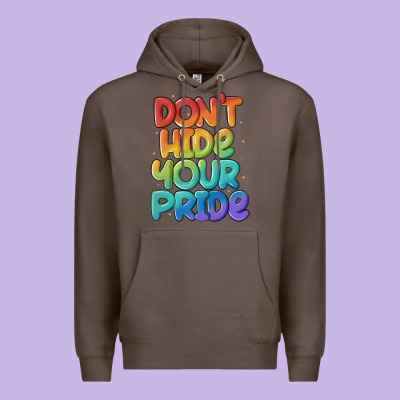 Dont Hide Your Pride Premium Hoodie Designed By Maliassmallbusiness
