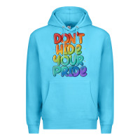 Ocean Blue dont hide your pride Premium Hoodie - MaliasSmallBusiness