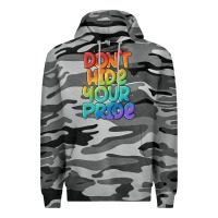 Slate Camo dont hide your pride Premium Hoodie - MaliasSmallBusiness