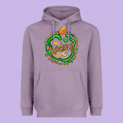 Teacher St Patrick S Day Heavyweight Hoodie Designed By Artiststas