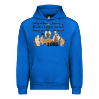 Cobalt nativity Urban Hoodie - MaliasSmallBusiness