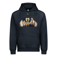 Navy nativity Urban Hoodie - MaliasSmallBusiness