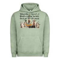 Pigment Oil Green nativity Urban Hoodie - MaliasSmallBusiness
