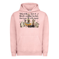 Pigment Salmon nativity Urban Hoodie - MaliasSmallBusiness