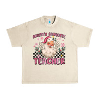 Sandshell santa's favorite teacher Urban Heavy Tee - MaliasSmallBusiness