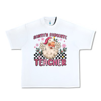 White santa's favorite teacher Urban Heavy Tee - MaliasSmallBusiness