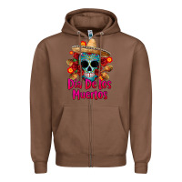 Chestnut dia de los muertos Zipper Hoodie - CTS Tumbler Store