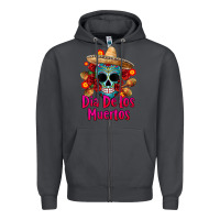 Smoke dia de los muertos Zipper Hoodie - CTS Tumbler Store