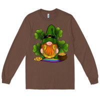 Chestnut st patricks day gnomes shamrock gold horseshoes rainbow Long Sleeve Tee - RanaPortraitStore